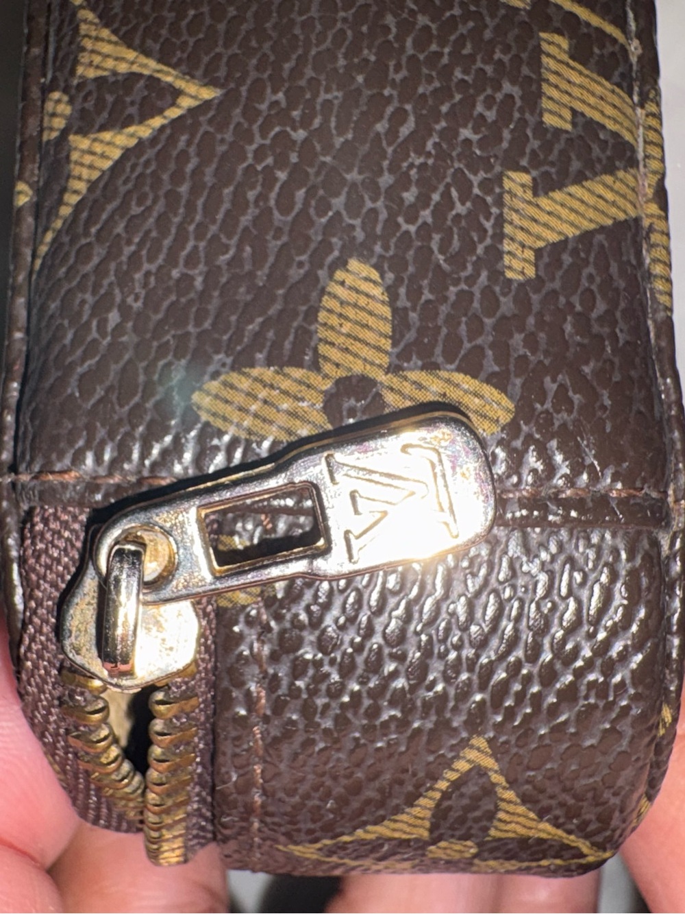 Louis Vuitton Brown Monogram Mini Zip Pouch - Picture 6 of 12